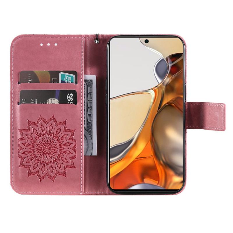 Flip Cover Xiaomi 11T / 11T Pro Solblomst