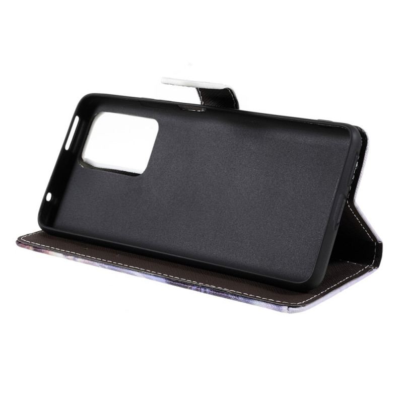 Flip Cover Xiaomi 11T / 11T Pro Ulv Om Vinteren Med Snor