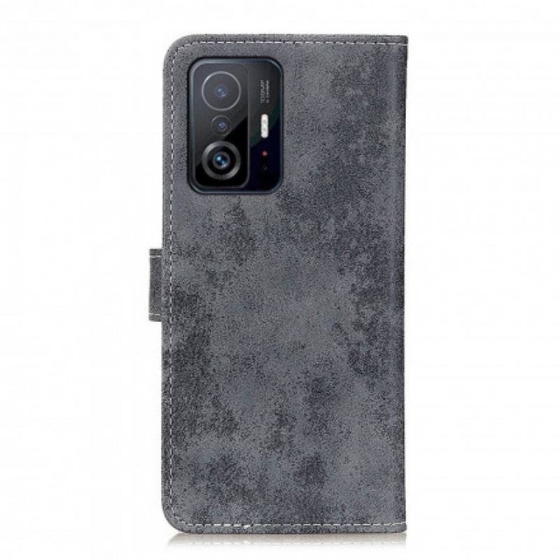 Flip Cover Xiaomi 11T / 11T Pro Vintage Kunstlæder