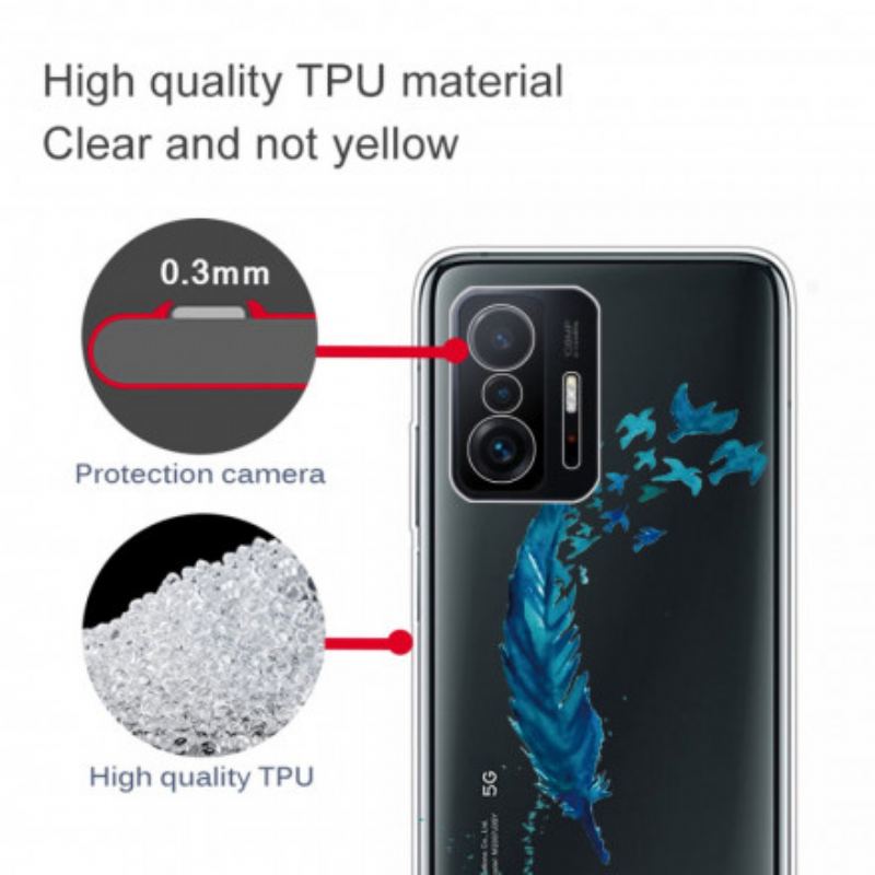 Mobilcover Xiaomi 11T / 11T Pro Smuk Fjer