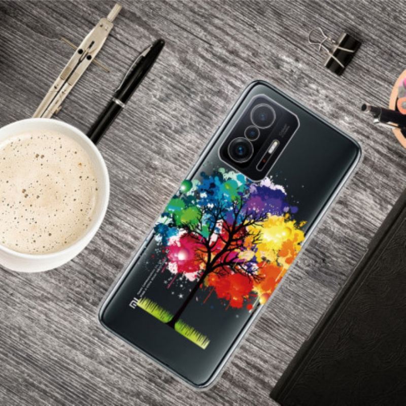 Mobilcover Xiaomi 11T / 11T Pro Sømløst Akvareltræ