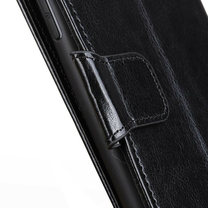 Flip Cover Samsung Galaxy Note 10 Lite Klassisk Lædereffekt