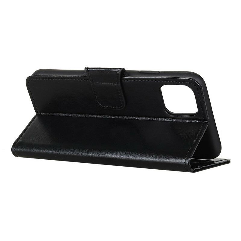 Flip Cover Samsung Galaxy Note 10 Lite Klassisk Lædereffekt