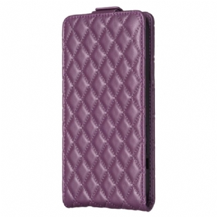 Flip Cover Xiaomi Redmi Note 13 Pro 5g Quiltet Lodret Klap