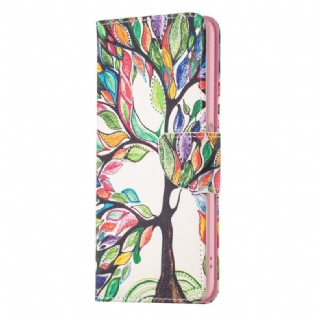 Flip Cover Realme C35 Blomstrende Træ