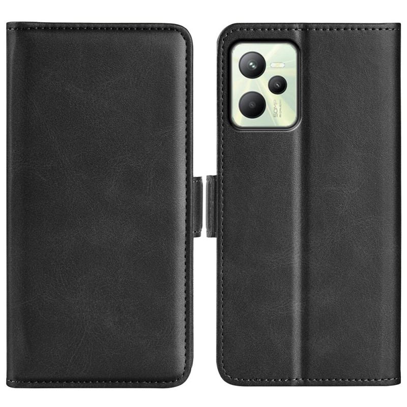 Flip Cover Realme C35 Bouncy Fleksibel Silikone