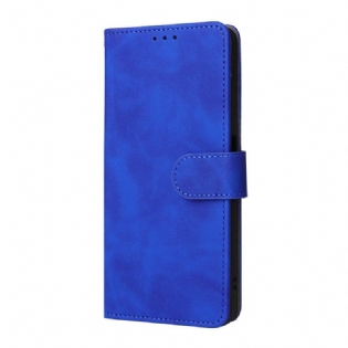 Flip Cover Realme C35 Med Snor Hudberøringsfølelse Med Strop