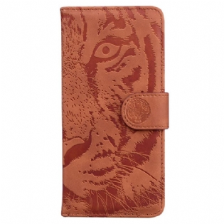 Flip Cover Realme C35 Tiger Fodaftryk