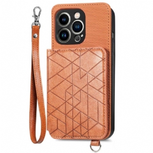 Cover iPhone 14 Pro Punge Etui Pung & Nøglebånd