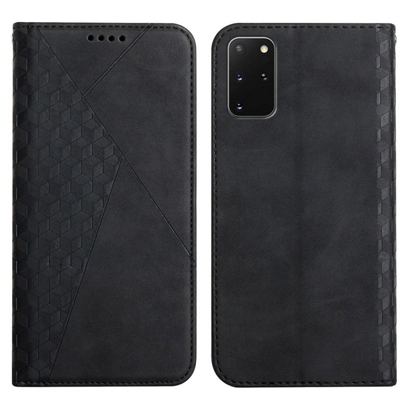 Cover Samsung Galaxy S20 Plus / S20 Plus 5G Flip Cover Geo Lædereffekt