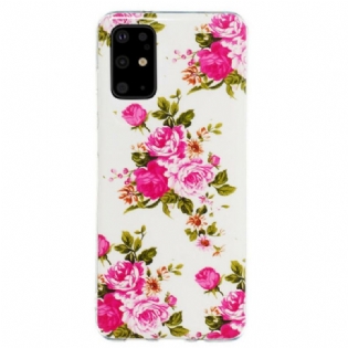 Cover Samsung Galaxy S20 Plus / S20 Plus 5G Fluorescerende Blomster