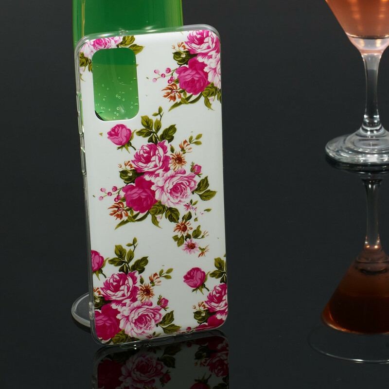 Cover Samsung Galaxy S20 Plus / S20 Plus 5G Fluorescerende Blomster