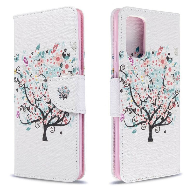 Flip Cover Samsung Galaxy S20 Plus / S20 Plus 5G Blomstret Træ