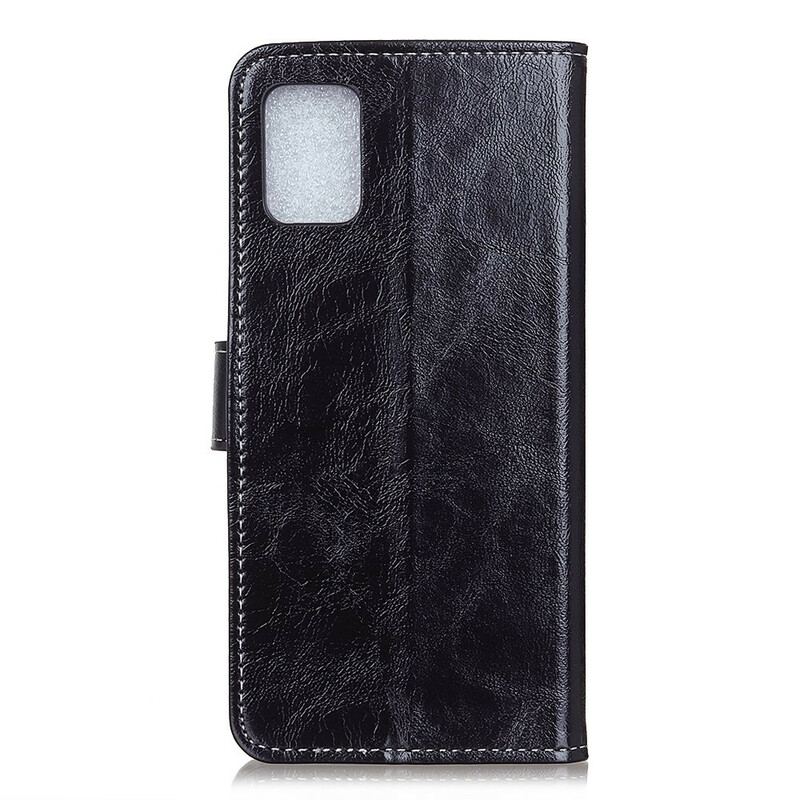 Flip Cover Samsung Galaxy S20 Plus / S20 Plus 5G Skinnende Og Sømme