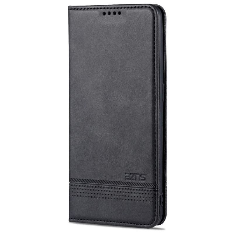Cover Oppo A74 4G Flip Cover Azns Imiteret Læder