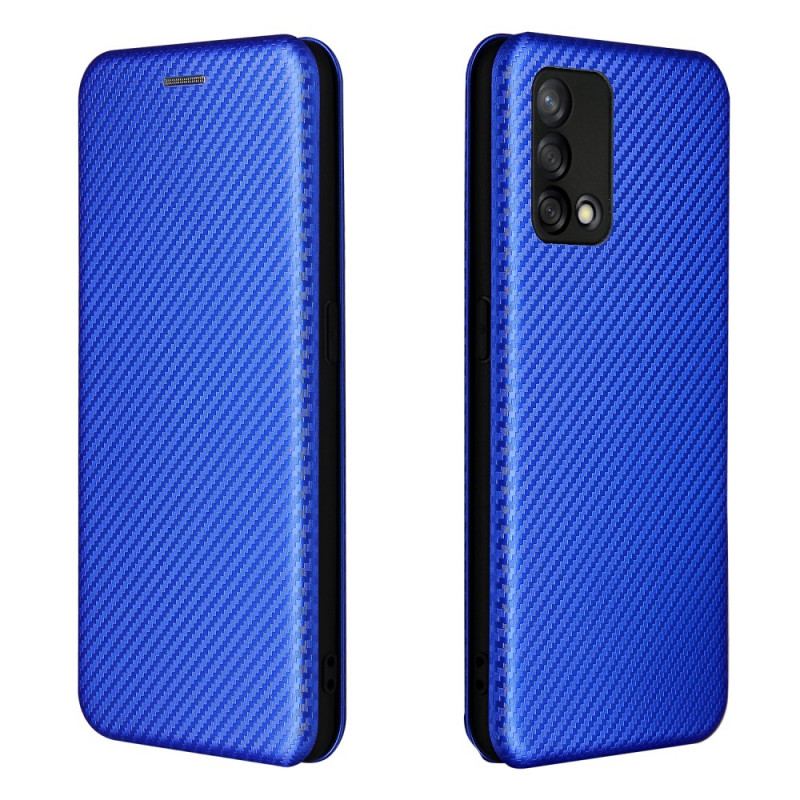 Cover Oppo A74 4G Flip Cover Kulfiber
