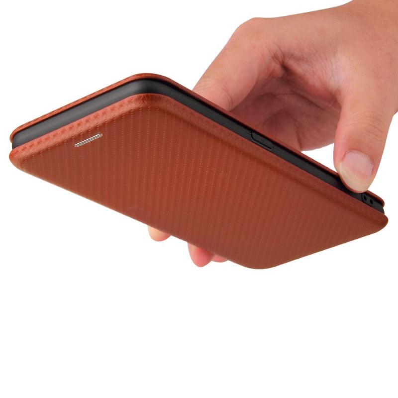 Cover Oppo A74 4G Flip Cover Kulfiber