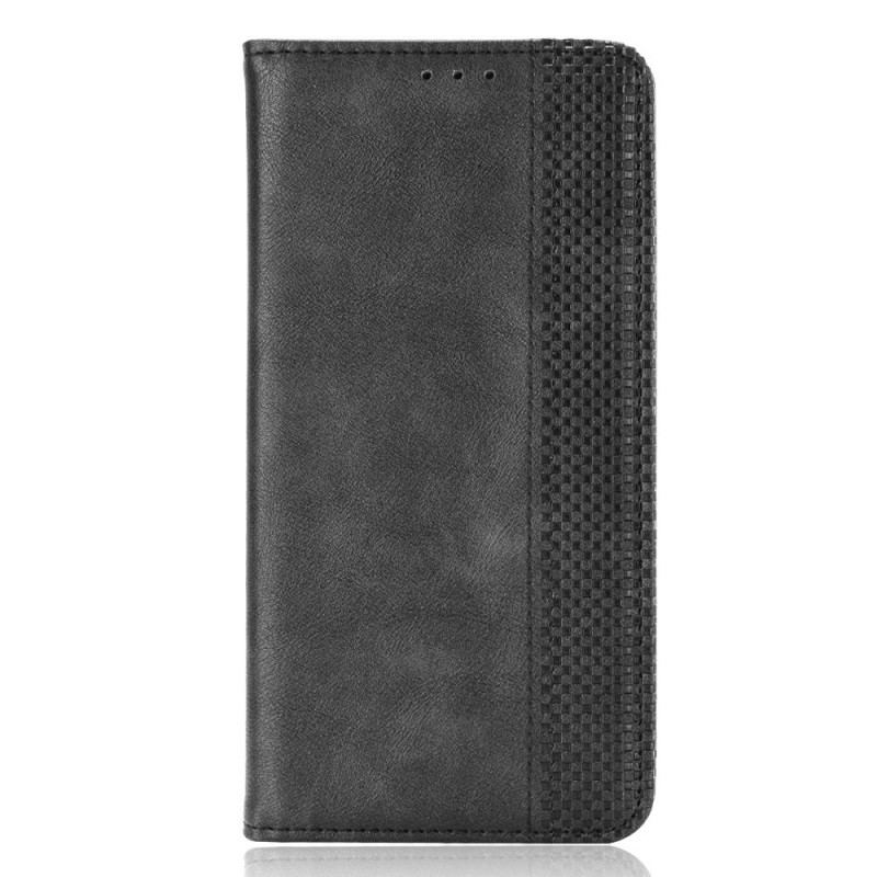 Cover Oppo A74 4G Flip Cover Stiliseret Vintage Lædereffekt