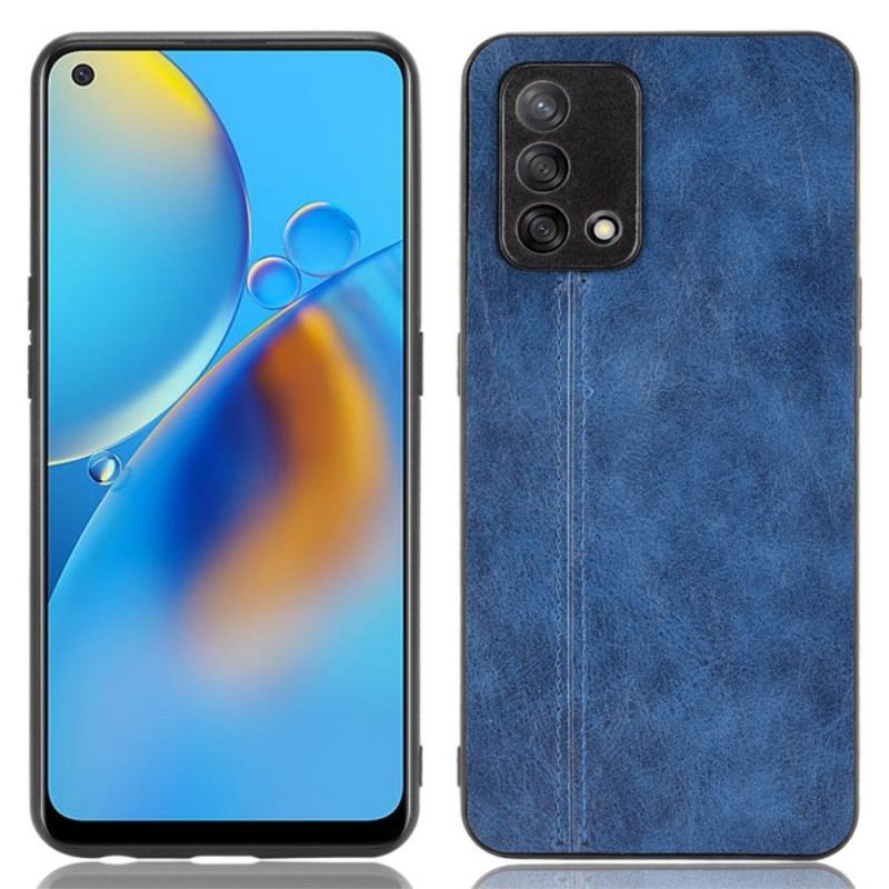 Cover Oppo A74 4G Stil Lædersøm