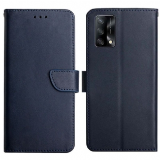 Flip Cover Oppo A74 4G Ægte Nappa Læder