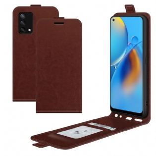 Flip Cover Oppo A74 4G Læder Cover Foldelig Retro