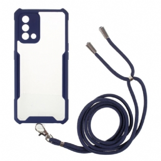 Mobilcover Oppo A74 4G Hybrid Med Farvet Ledning