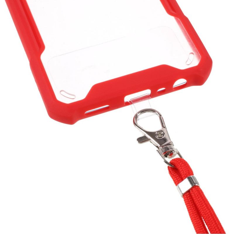 Mobilcover Oppo A74 4G Hybrid Med Farvet Ledning