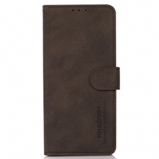 Flip Cover Poco M4 5G Khazneh Lædereffekt