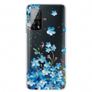 Cover Xiaomi Mi 10T / 10T Pro Buket Blå Blomster