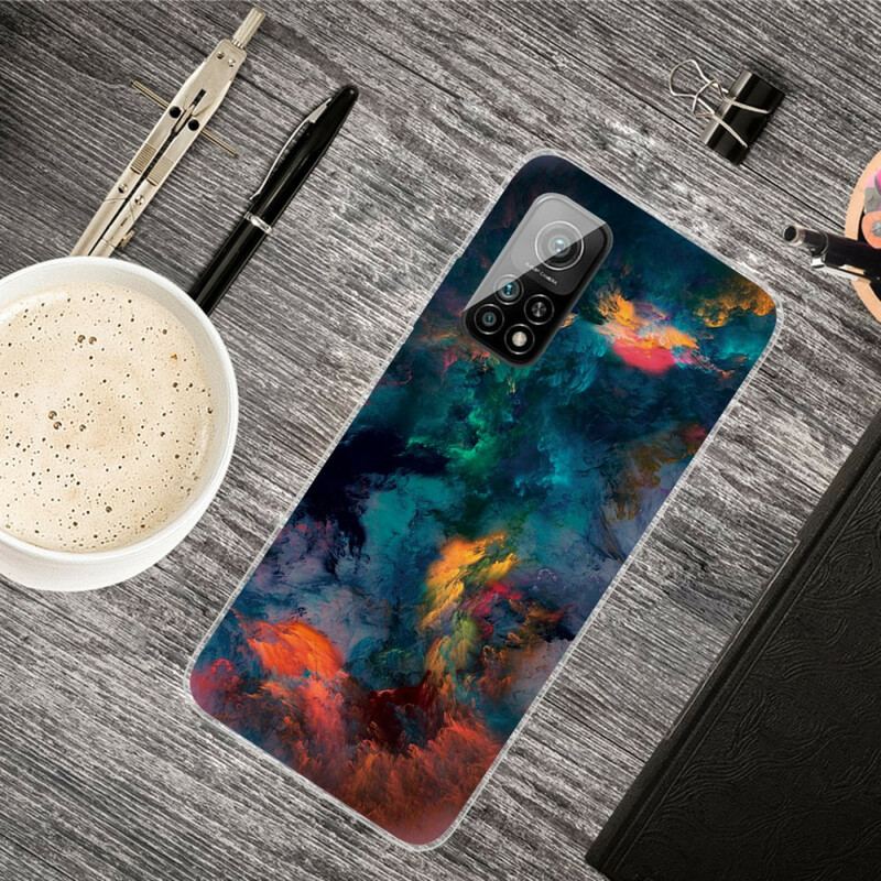 Cover Xiaomi Mi 10T / 10T Pro Farverige Skyer
