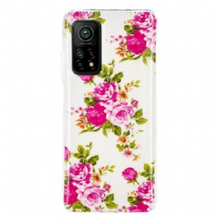 Cover Xiaomi Mi 10T / 10T Pro Fluorescerende Liberty-blomster