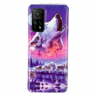 Cover Xiaomi Mi 10T / 10T Pro Fluorescerende Wolf Series
