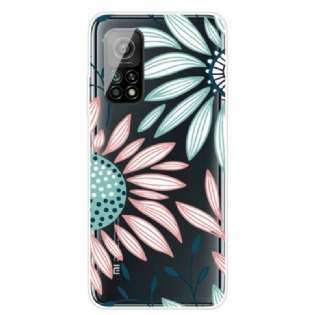 Cover Xiaomi Mi 10T / 10T Pro Gennemsigtig En Blomst