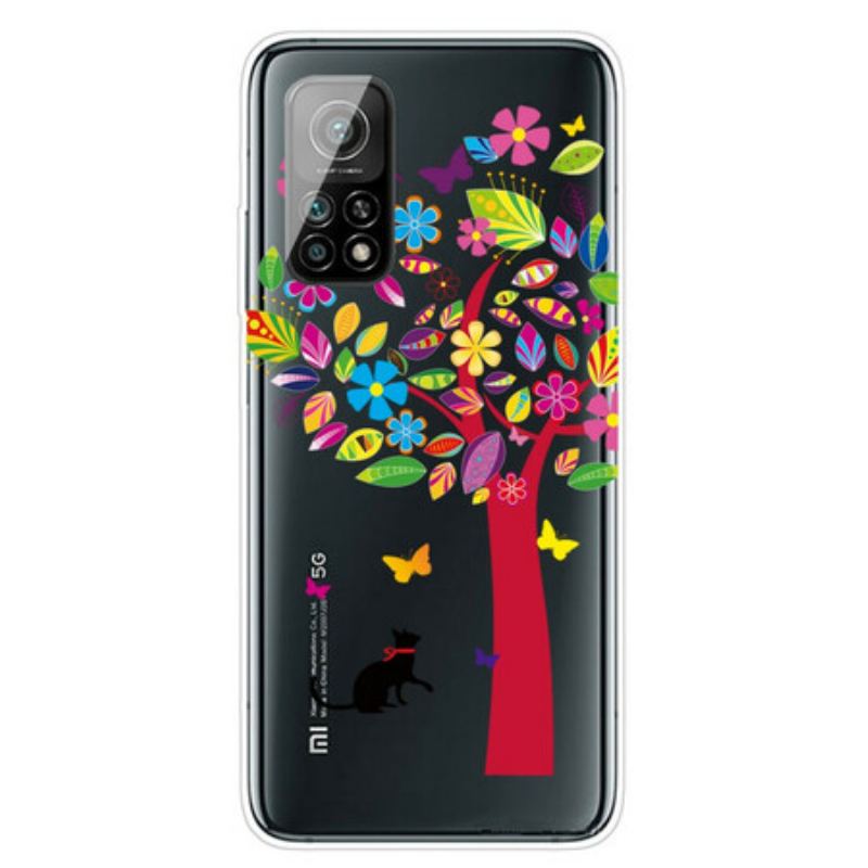 Cover Xiaomi Mi 10T / 10T Pro Kat Under Det Farverige Træ