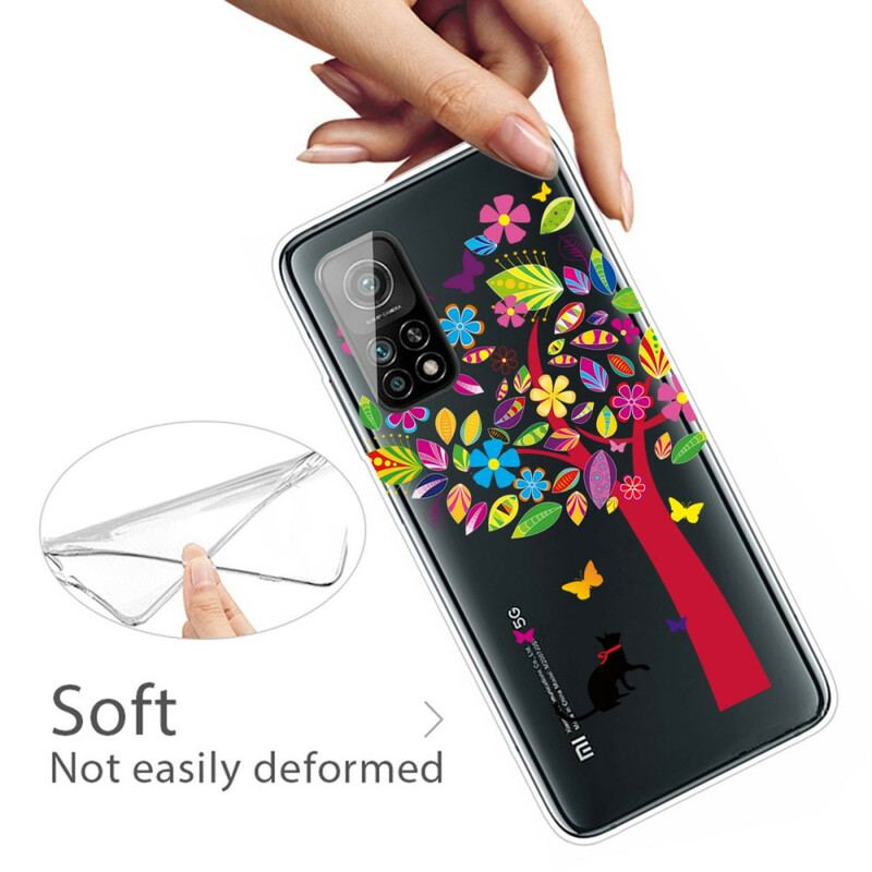 Cover Xiaomi Mi 10T / 10T Pro Kat Under Det Farverige Træ