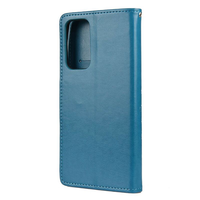 Flip Cover Xiaomi Mi 10T / 10T Pro Asiatiske Sommerfugle Og Blomster