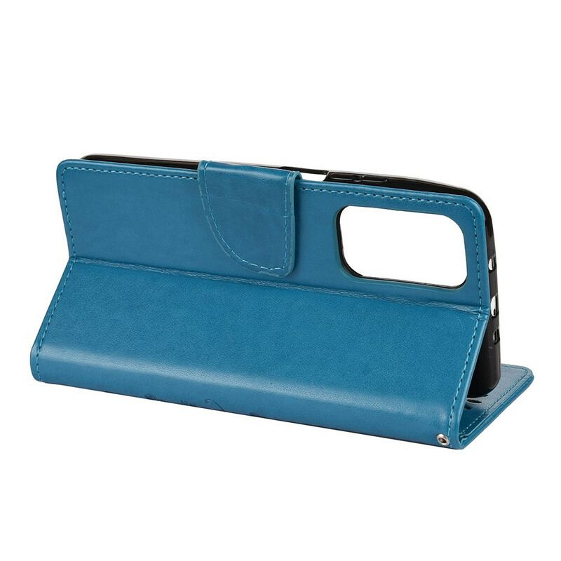 Flip Cover Xiaomi Mi 10T / 10T Pro Asiatiske Sommerfugle Og Blomster