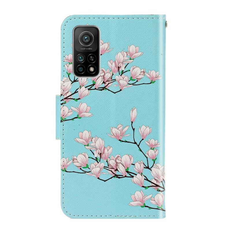 Flip Cover Xiaomi Mi 10T / 10T Pro Med Snor Strappy Busk