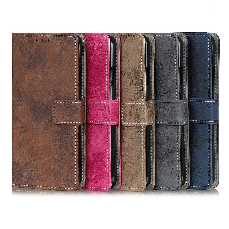Flip Cover Xiaomi Mi 10T / 10T Pro Vintage Lædereffekt