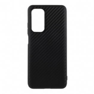 Mobilcover Xiaomi Mi 10T / 10T Pro Letvægts Præget Kulfiber