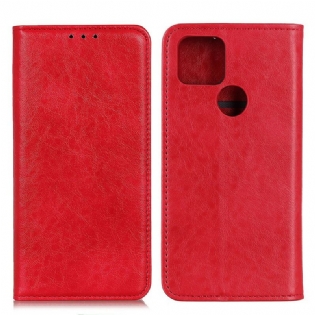 Cover Google Pixel 5A Flip Cover Split Læder Tekstur