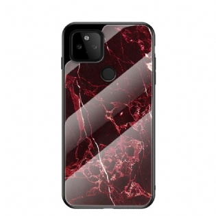 Cover Google Pixel 5A Premium Farver Hærdet Glas
