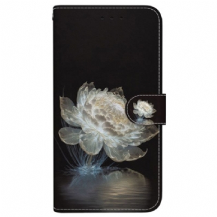 Flip Cover iPhone 16 Plus Krystalpæon Med Rem