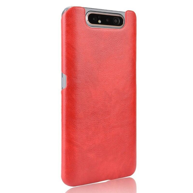 Cover Samsung Galaxy A80 / A90 Litchi Læder Effekt