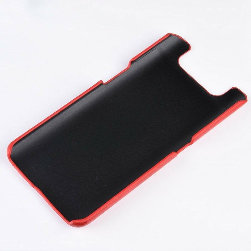 Cover Samsung Galaxy A80 / A90 Litchi Læder Effekt