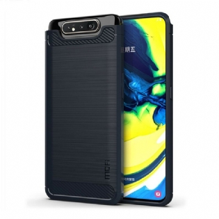 Cover Samsung Galaxy A80 / A90 Mofi Børstet Kulfiber