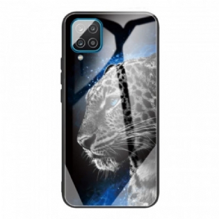 Cover Samsung Galaxy M32 Feline Face Hærdet Glas