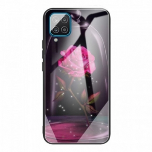 Cover Samsung Galaxy M32 Magic Pink Hærdet Glas
