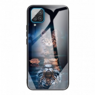 Cover Samsung Galaxy M32 Mit Tiger Hærdet Glas
