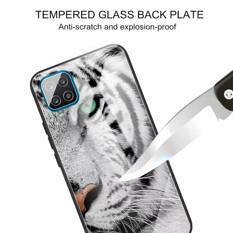 Cover Samsung Galaxy M32 Tiger Hærdet Glas